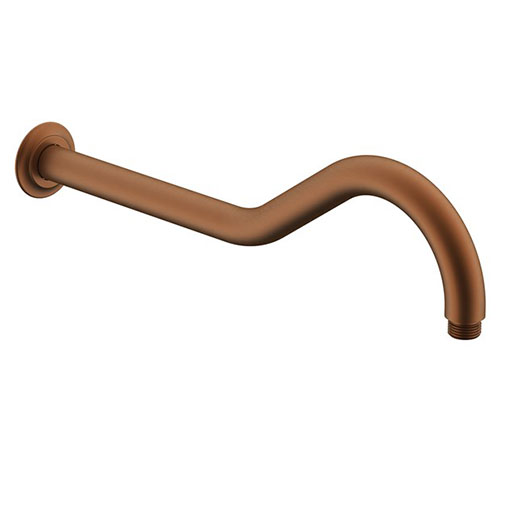 Eternal Shower Arm 450mm Brushed Copper