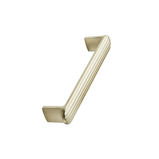 Fluted Brushed Brass Handles