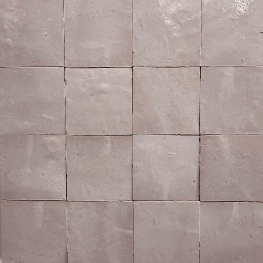 Zellige – Gris Rosa Terracotta Moroccan Square