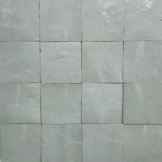 Zellige – Vert Pale Green Terracotta Moroccan Square