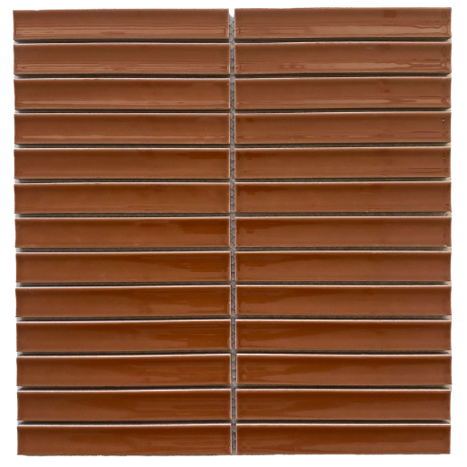 Raku Gloss – Terracotta Finger Mosaic